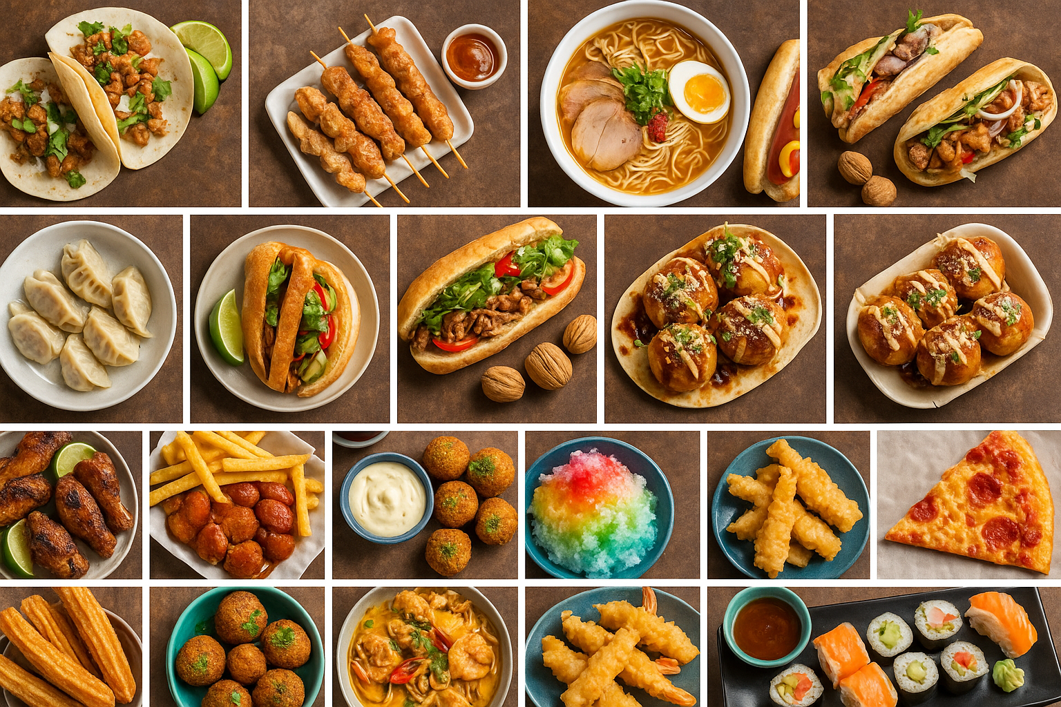 25 Must-Try Street Food Dishes Across the Globe