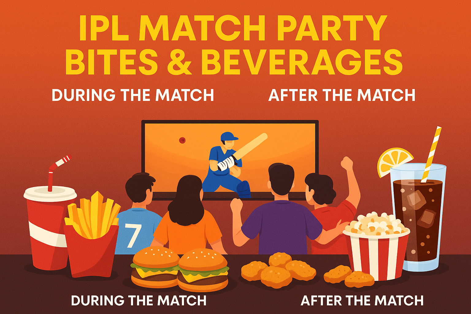 The Ultimate IPL Cricket Match Party Menu
