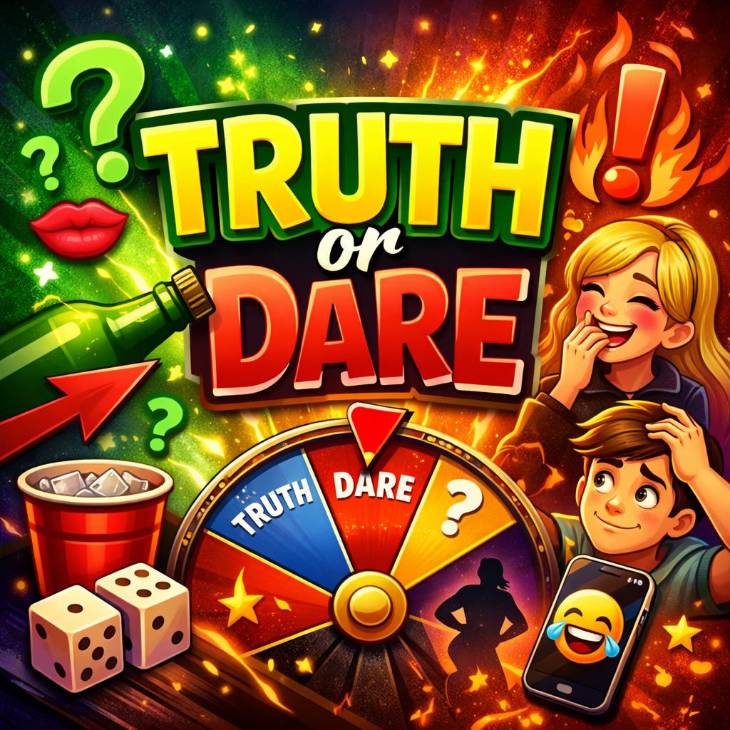 created an interactive Truth or Dare game with all the features